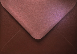 Koperty - B6 - Koperta B6 klejona na mokro dark-red