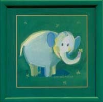 Obrazki - Dla dzieci - "Zielony słoń"
